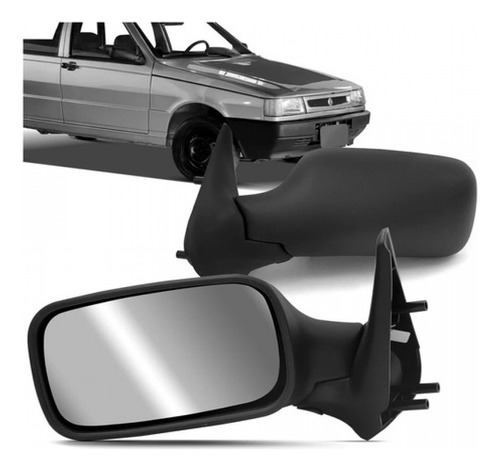 Retrovisor Uno 2001 2002 03 04 2 Portas Manual Lado Direito