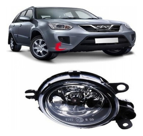 Farol Milha Tiggo Lado Direito