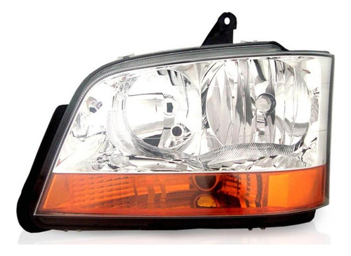 Farol Principal S10 Blazer 01/12 Pisca Amarelo Le