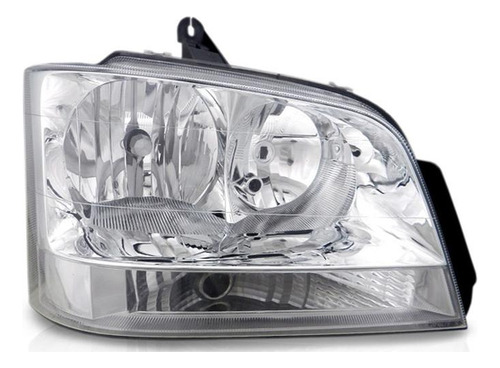 Farol Principal S10 Blazer 01/12 Cromado Pisca Cristal Ld