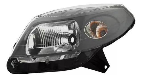Farol Principal Sandero Le Cinza 07 08 09 10 11