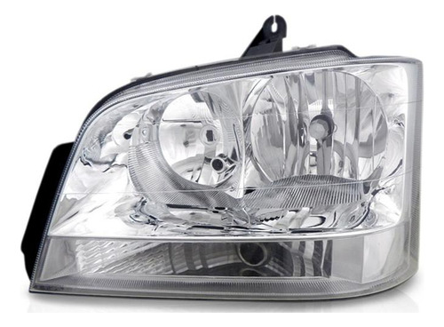 Farol Principal S10 Blazer 01/12 Cromado Pisca Cristal Le