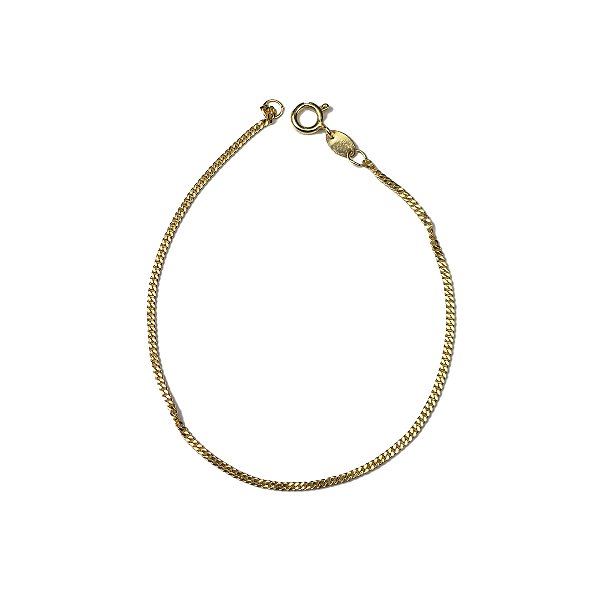 Pulseira Feminina Dourada Fina - Manini Semijoias