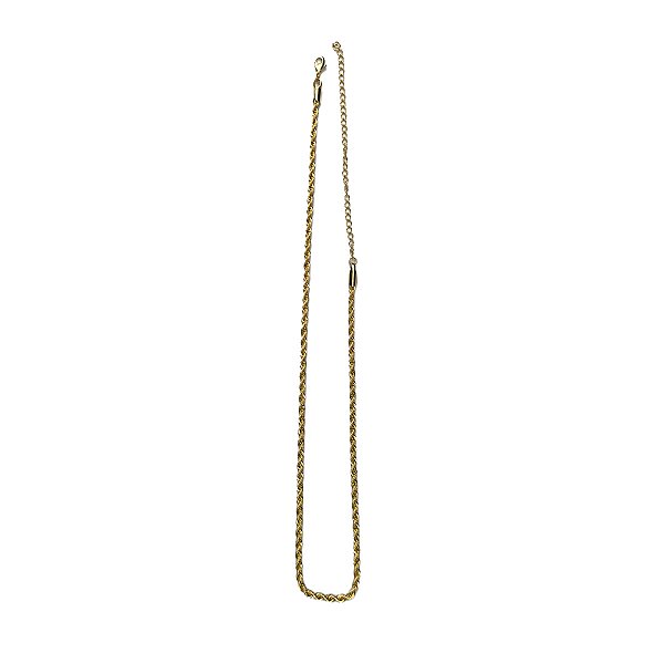 Cordão Feminino Dourado Baiano - Manini Semijoias