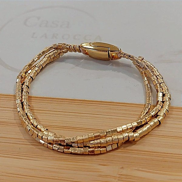 Pulseira canutilhos fosca