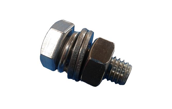 Parafuso M 10 x 35 Arruela Lisa/Pressão Porca Inox