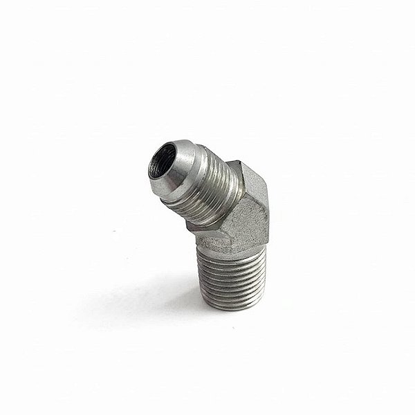 Conexão Hidráulica 45º JIC 3/4" x NPT 1/2"