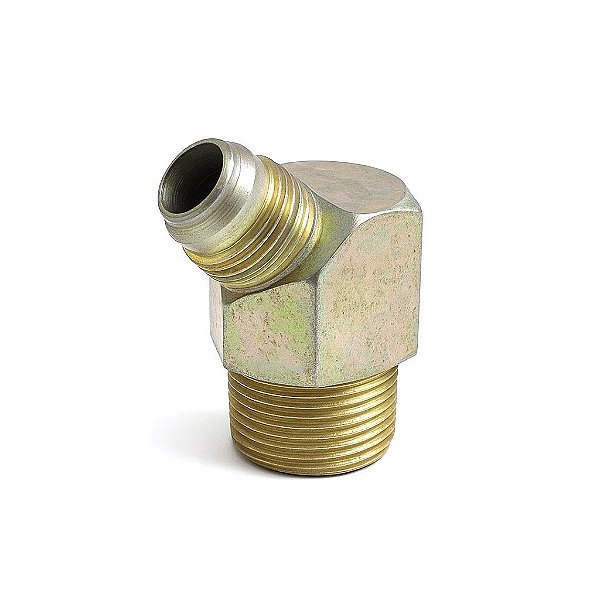 Conexão Hidráulica 45º JIC 3/4" x NPT 3/4"