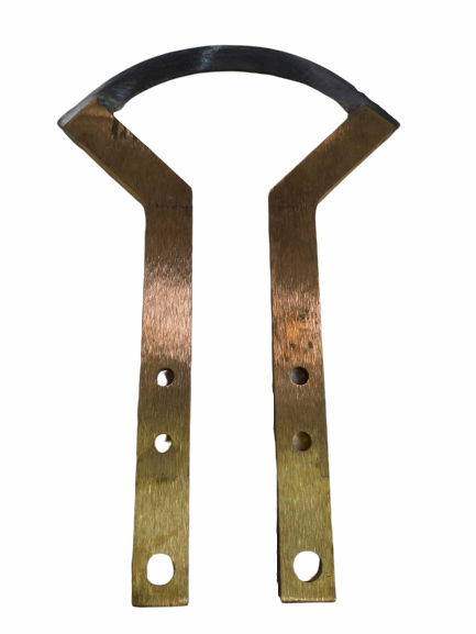 Pinça Slit Sealer Meia Lua Soldada Suporte Longo PF005