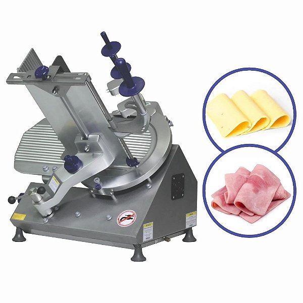 Cortador Fatiador de Frios Industrial Automático Grande Faca 33 cm AXT 33i Gural