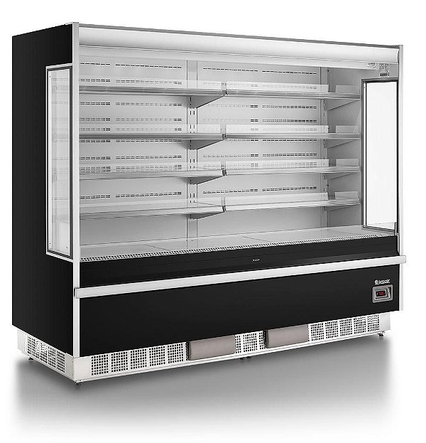 Expositor Geladeira Auto Atendimento Aberto Supermercado para Verduras Bebidas GSTO2400