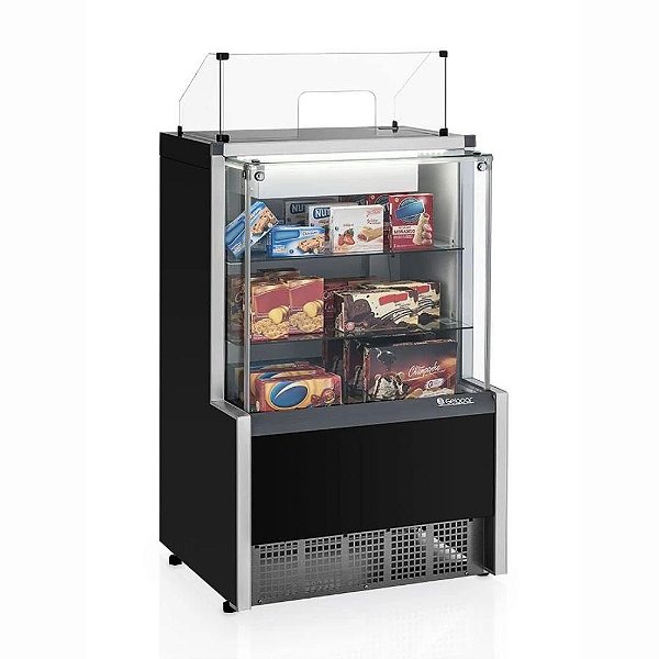 Balcão Vitrine Expositor Caixa Checkout com Gaveta Porta Cedula/Dinheiro MPXA75 Gelopar