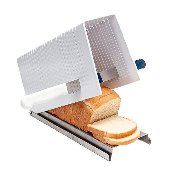 Molde para Fatiar Fatiador Cortador Gabarito Descascador de Pão Manual Padaria Imeca