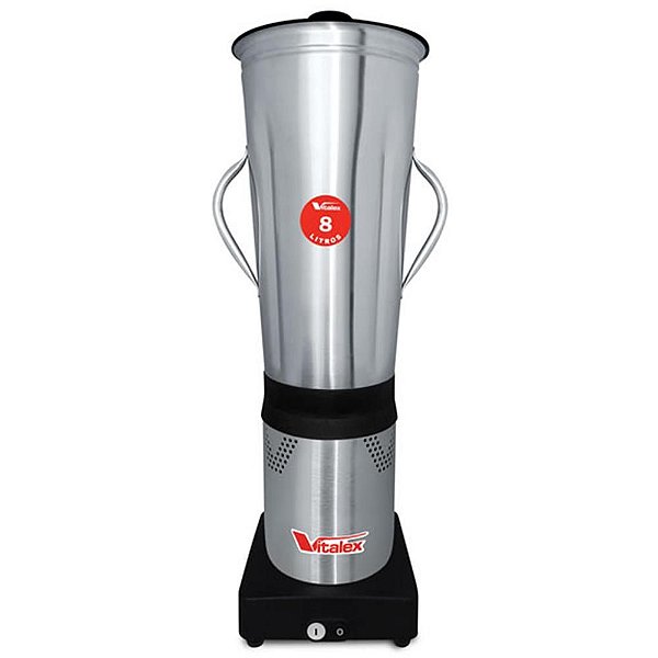 Liquidificador Industrial Inox 8 Litros Grande Copo Inox LQI-08 Vitalex