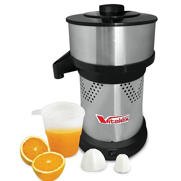Extrator De Suco Laranja Espremedor De Frutas Inox Industrial Velox Câmara Vitalex
