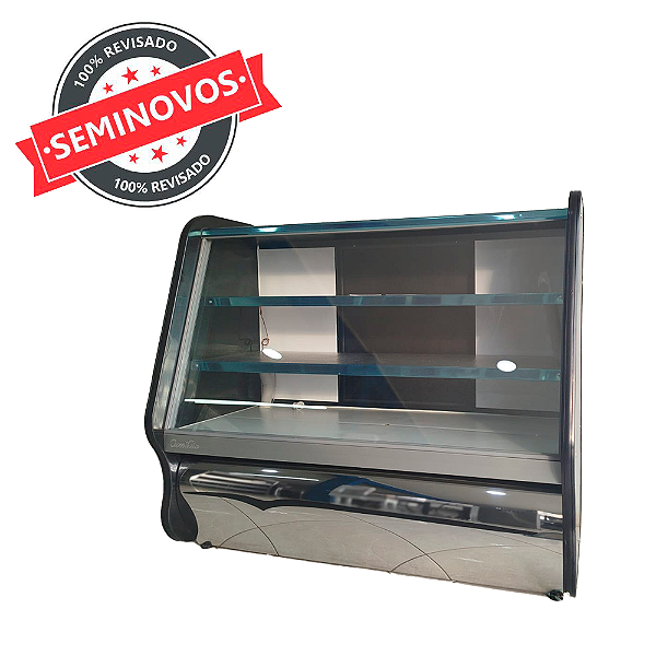 Balcão Refrigerado para Bebidas Vitrine Expositora Pequeno 1,25 m Fria Ormifrio Usado