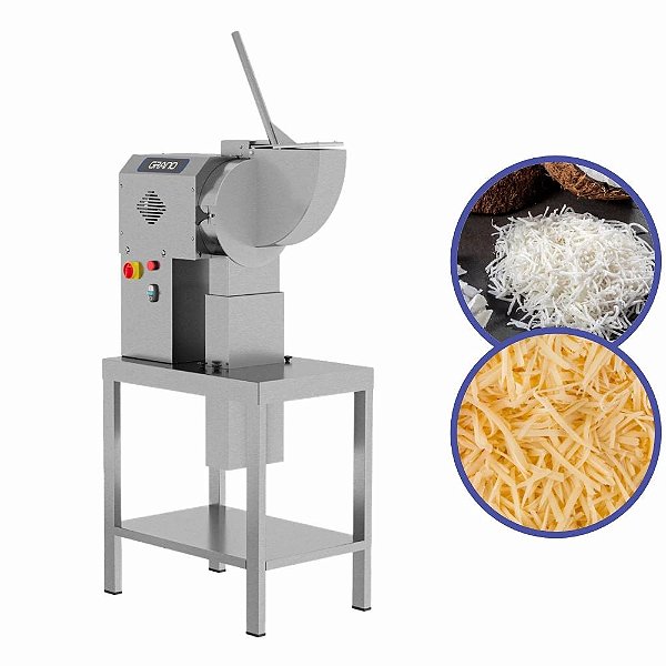 Ralador Desfiador Queijo Calabresa Coco Profissional 150 kg/h DA300 Grano