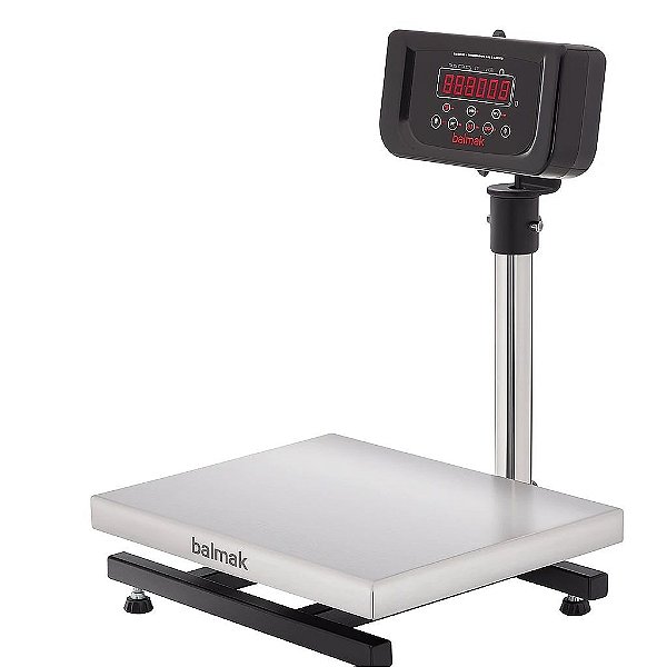Balança de Plataforma Inox 35kg com Bateria Visor Digital Balmak