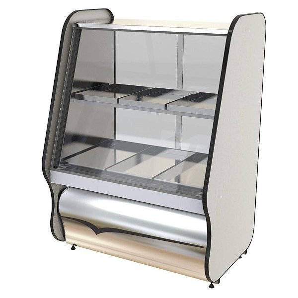 Estufa Expositor Vitrine para Salgados Quente Elétrica 6 Bandejas Ormifrio VST 220V 110V