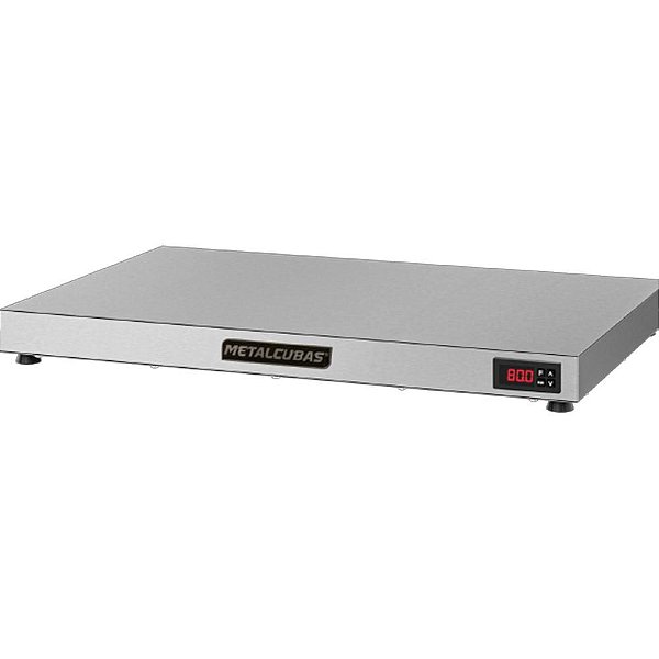 Pista Quente Aquecida Rechaud Elétrico Restaurante Buffet 70cm Metacubas