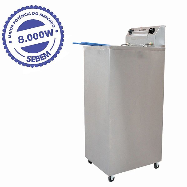 Fritador Fritadeira Elétrica Industrial Grande para Congelados Alta Potencia 8 Mil Watts 15L Sebem