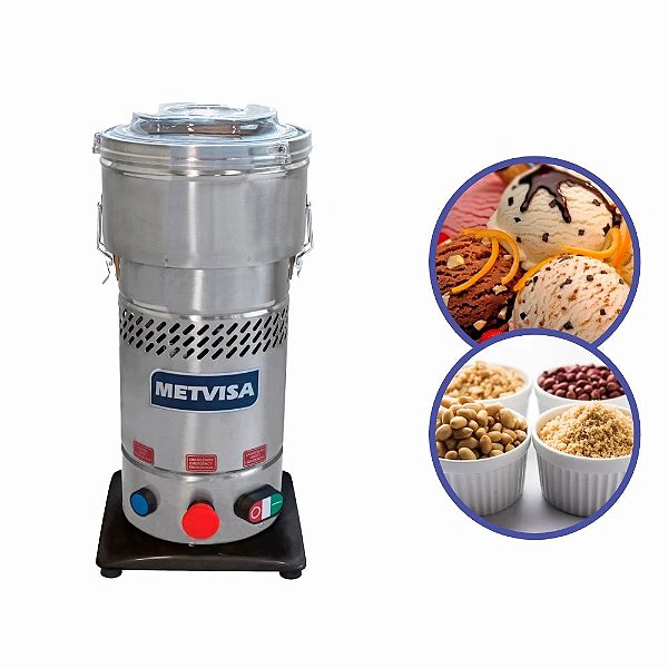 Cutter Processador de Alimentos Profissional 4 Litros Inox Metvisa