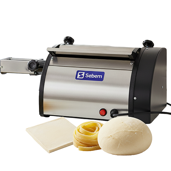 Cilindro Laminador de Massas Pastel Pão com Cortador de Macarrão Talharim Sebem