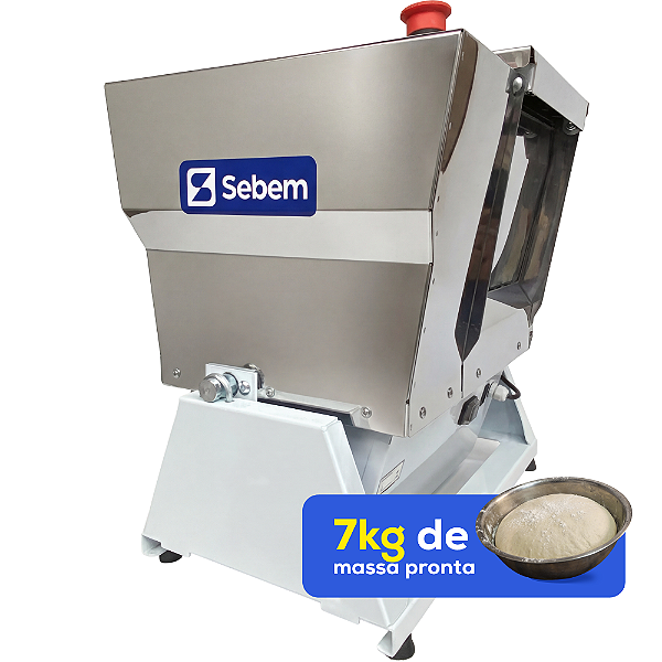 Amassadeira Masseira Sovador de Massa Pão Pizza 7 Kg Sebem Semi Rápida Basculante