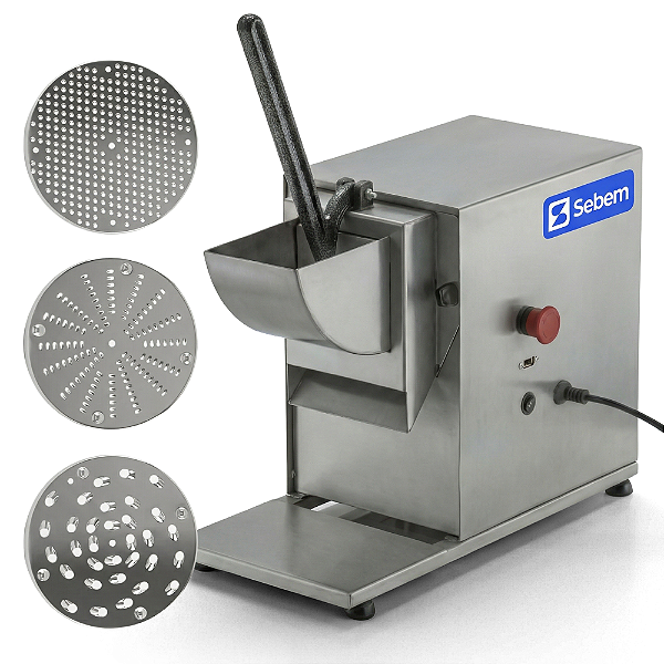Máquina De Ralar Queijo Elétrico Profissional Industrial Inox Sebem