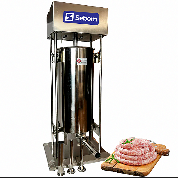 Ensacadeira Automática Industrial Elétrica Máquina Fabricar Linguiças 30Kg Sebem
