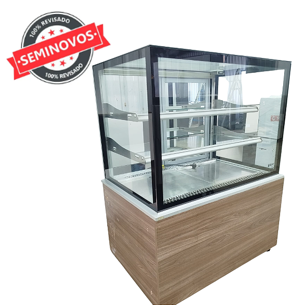 Vitrine Expositora Alta 2 Planos Aquecida Profissional Elvi Usada