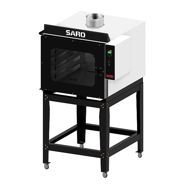Forno Assador Turbo Industrial a Gás para Padaria 5 Esteiras Saro