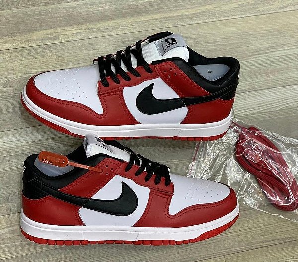 Tênis Nike Dunk Pro Série Premium Preto Vermelho