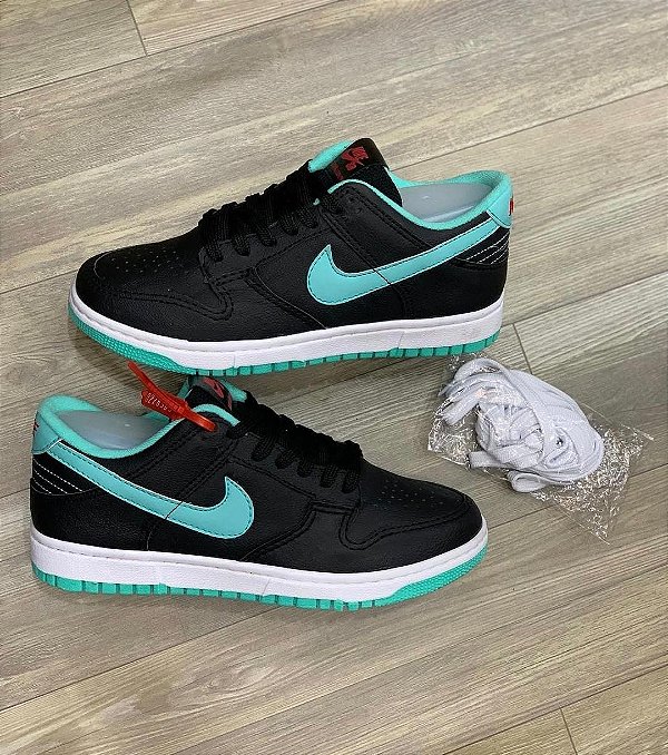 Tênis Nike Dunk Pro Série Premium Preto Azul BB