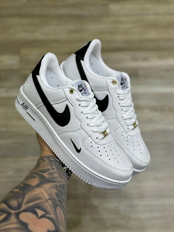 Tênis Nike Air force Premium White Preto