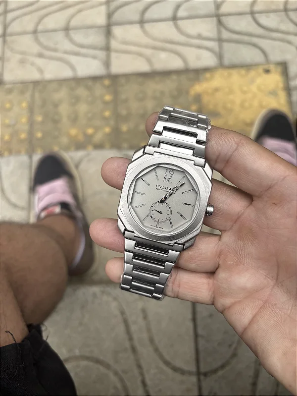 Relógio Bvlgari Premium Prata