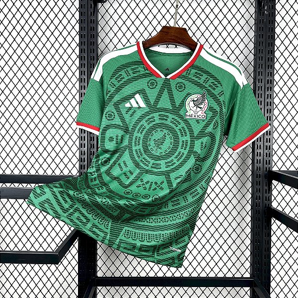 CAMISA DE TIME TAILANDESA MEXICO VERDE 2026