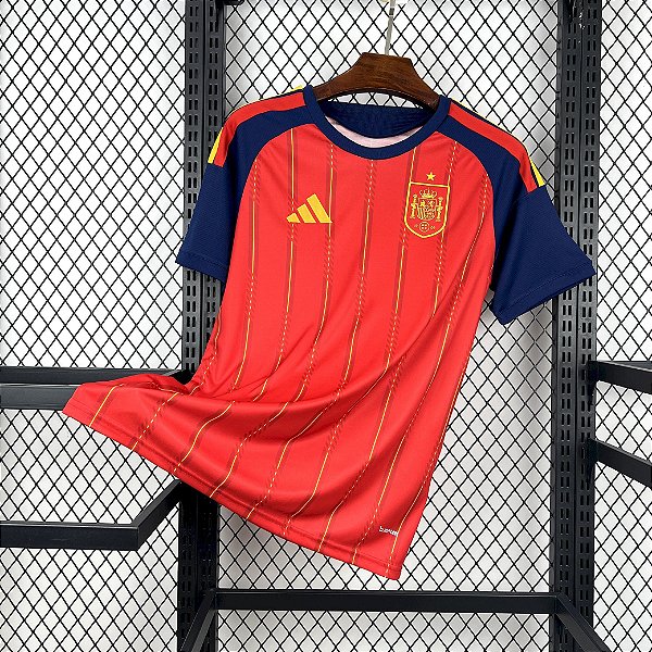 CAMISA DE TIME TAILANDESA ESPANHA VERMELHA 2026