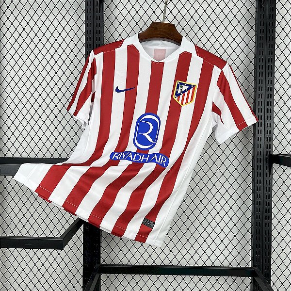 CAMISA DE TIME TAILANDESA ATLETICO DE MADRID 2025 MASCULINA