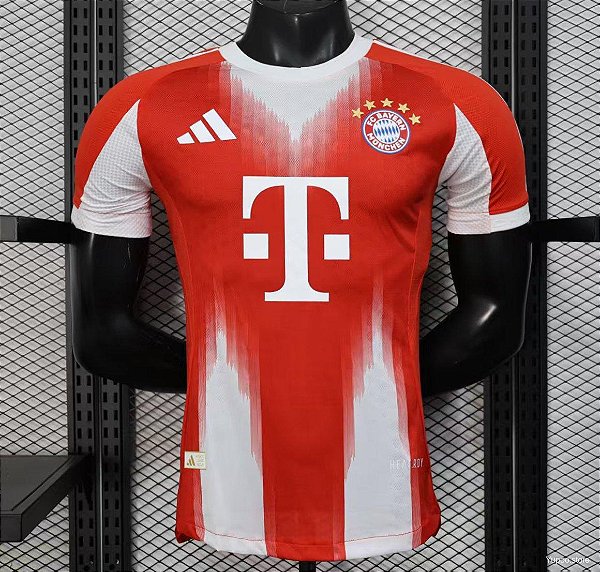 CAMISA VERSAO JOGADOR BAYERN MUNIQUE VERMELHA 2026 MASCULINA