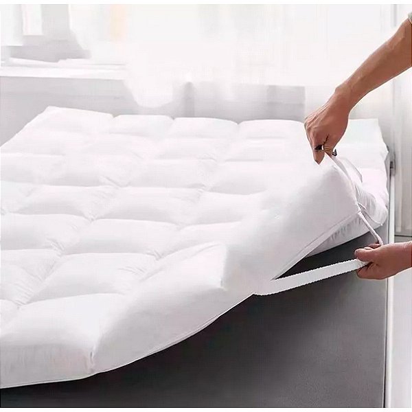 1 Pillow Top Queen Size 1 Pillow Top Solteiro Varias Cores