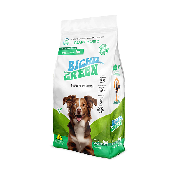 Ração Bicho Green Vegana Super Premium Cães