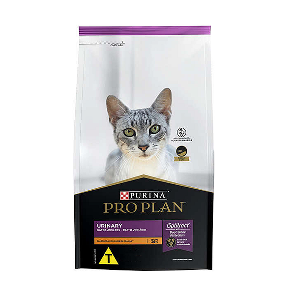 Ração Nestlé Purina Pro Plan Trato Urinário Frango Gatos Adultos