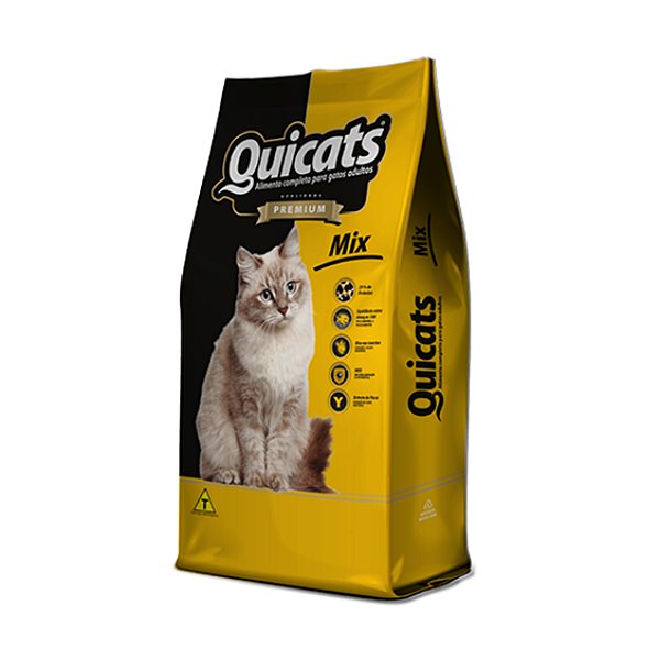 Ração Quicats Mix Gatos Adultos