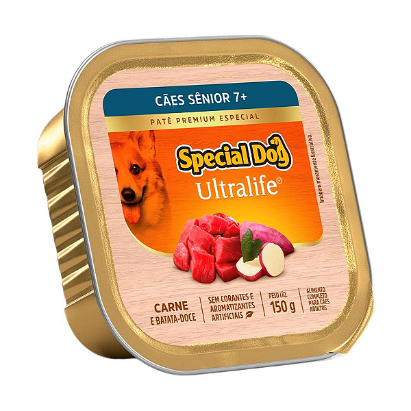 Pate Special Dog Senior Carne e Batata Doce 150g