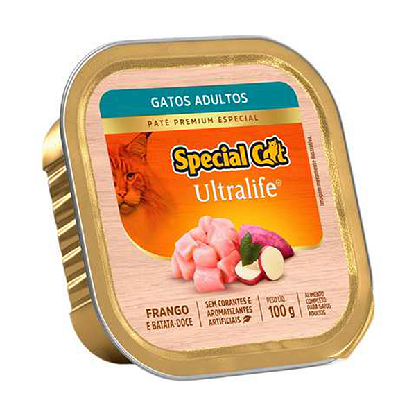Pate Special Cat Frango e Batata Doce 100g