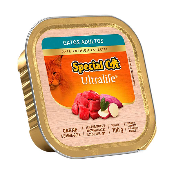 Pate Special Cat Carne e Batata Doce 100g
