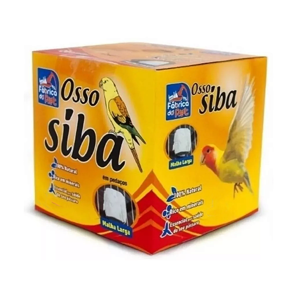 Osso De Siba Para Pássaros Malha Larga - 1 Unidade