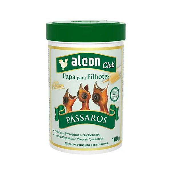 Ração para Pássaros Alcon Papa Filhotes 160g