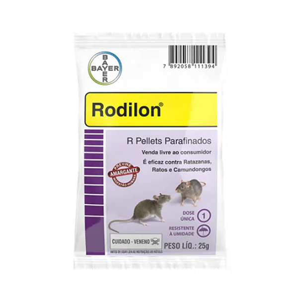 Raticida Bayer Rodilon Pellets 25g